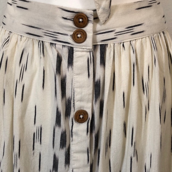 NWT - Free People Caldasi Tie Front Midi Dress - Picture 12 of 14